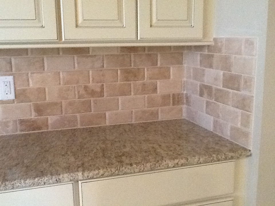 tiling kitchen backsplash wall edges